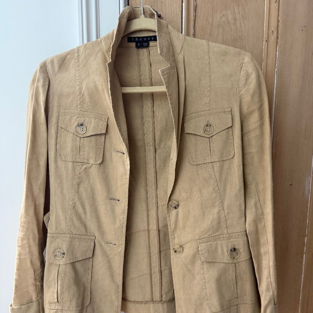 Theory Linen Blend Blazer